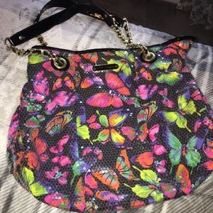 Betsey Johnson Butterfly Large Purse